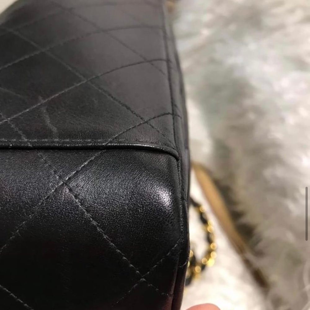 Chanel jumbo vintage flap lambskin bag - Picture 8 of 15